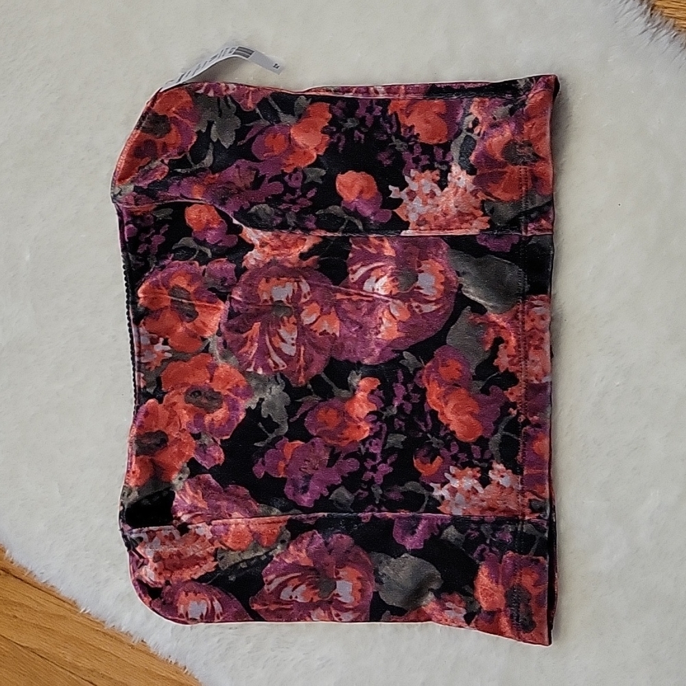 NWT Garage Cropped Floral Bustier
